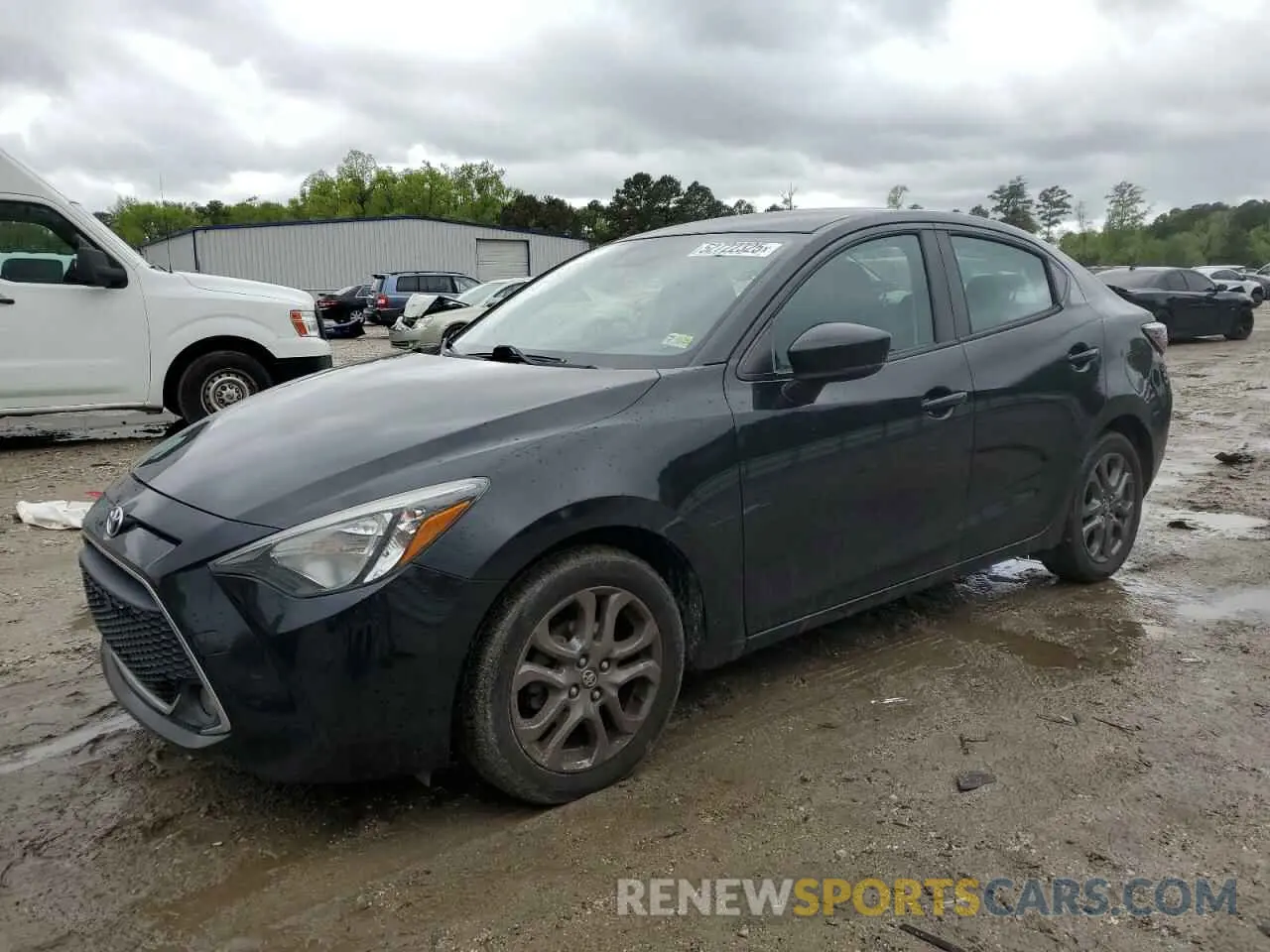 1 Photograph of a damaged car 3MYDLBYV0KY513912 TOYOTA YARIS 2019