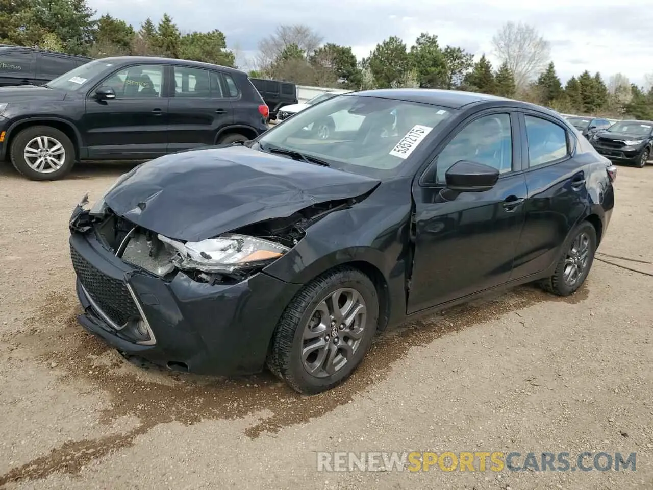 1 Photograph of a damaged car 3MYDLBYV0KY515286 TOYOTA YARIS 2019
