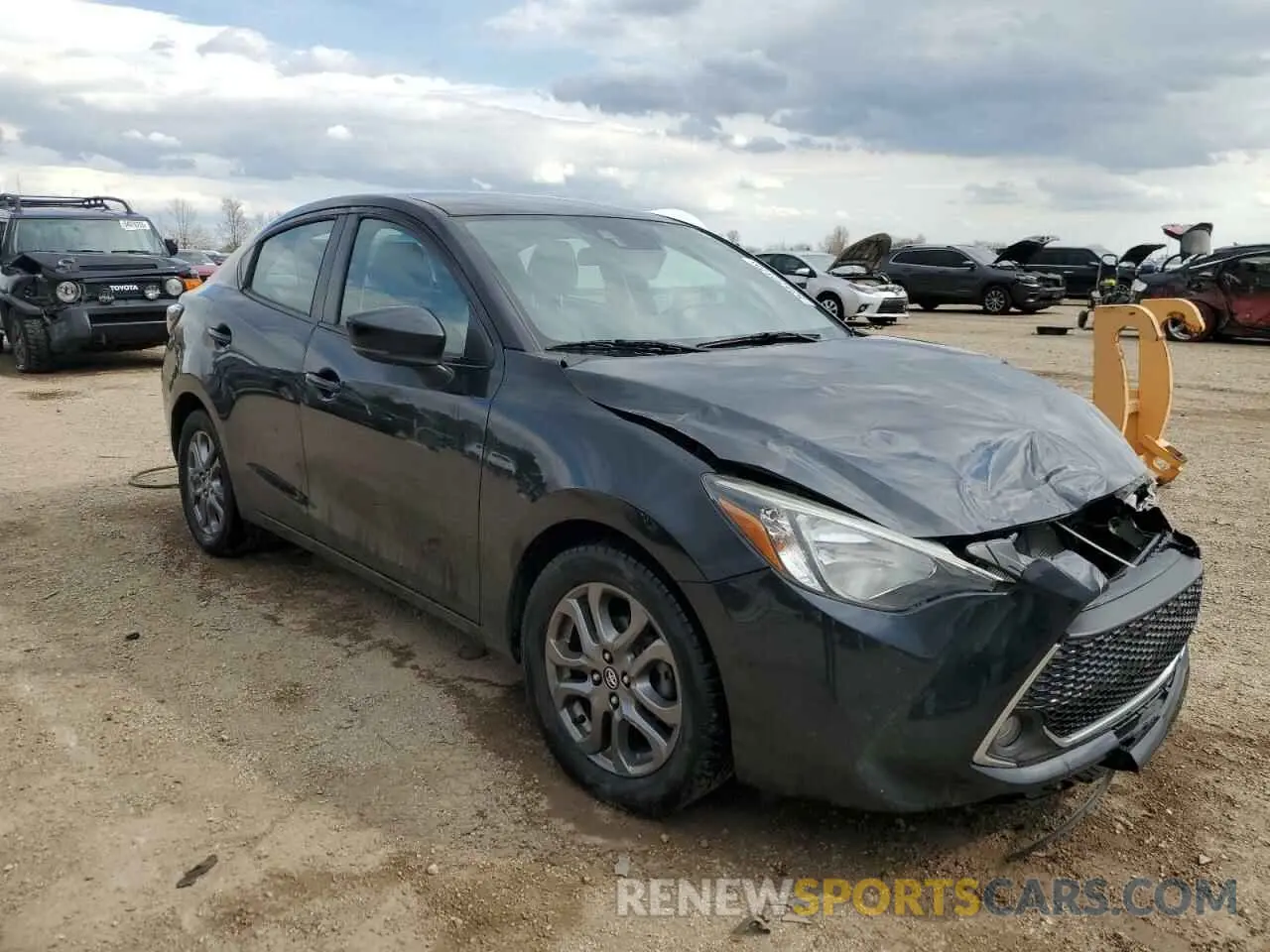 4 Photograph of a damaged car 3MYDLBYV0KY515286 TOYOTA YARIS 2019
