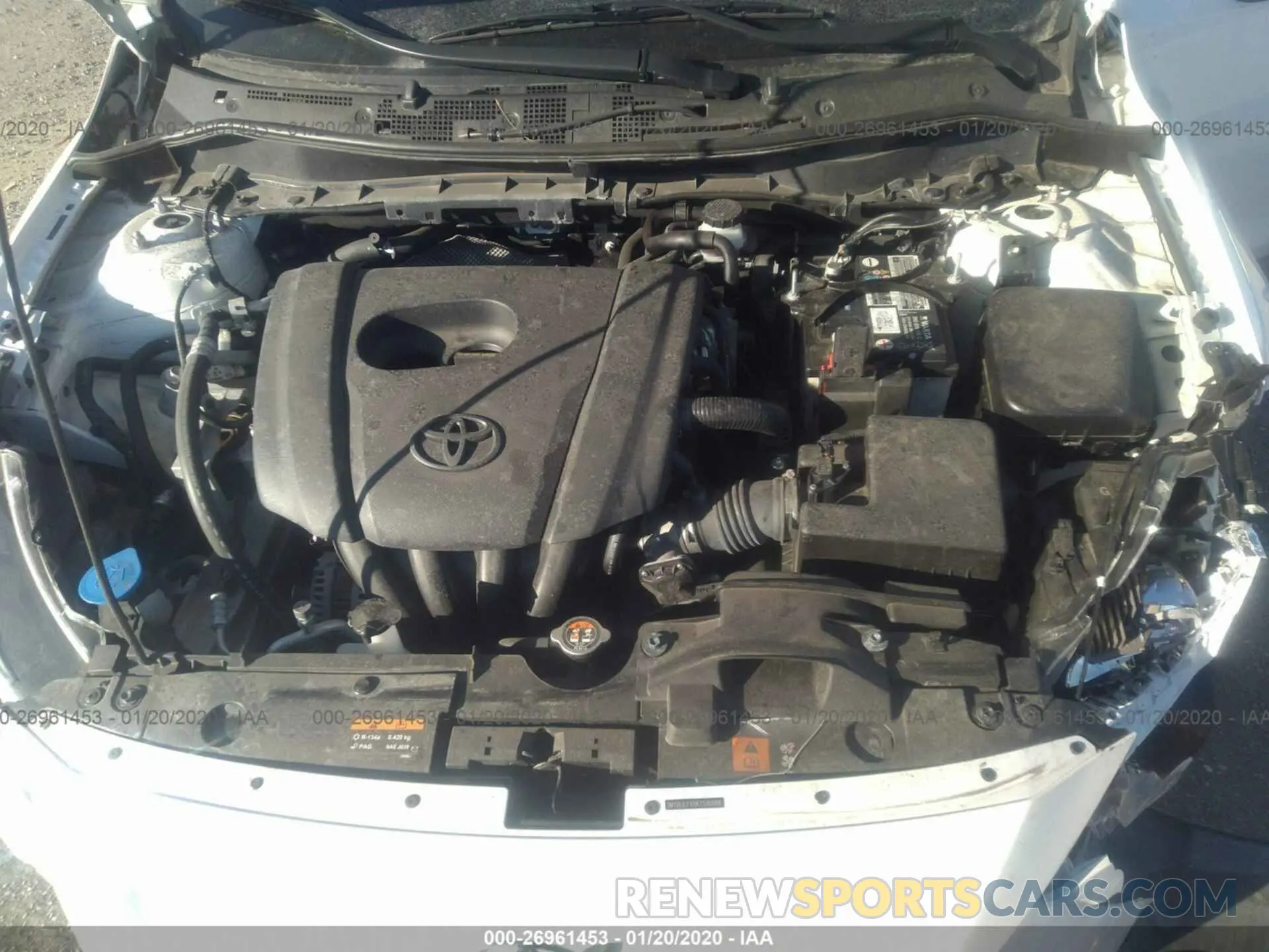 10 Photograph of a damaged car 3MYDLBYV0KY516888 TOYOTA YARIS 2019