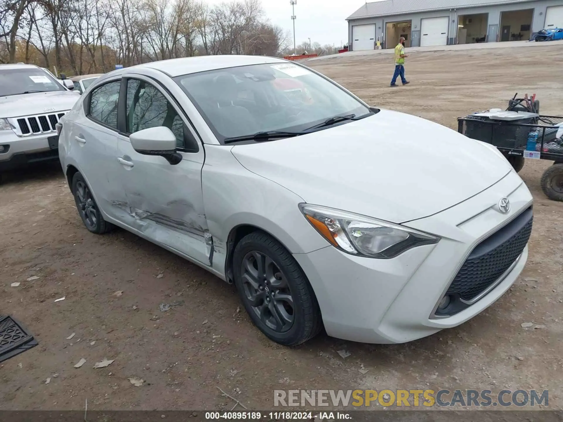 1 Photograph of a damaged car 3MYDLBYV0KY517216 TOYOTA YARIS 2019
