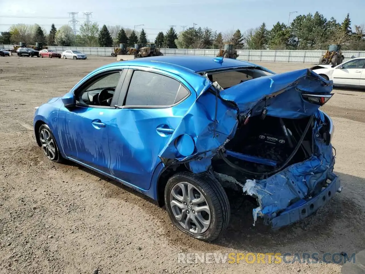 2 Photograph of a damaged car 3MYDLBYV0KY520990 TOYOTA YARIS 2019