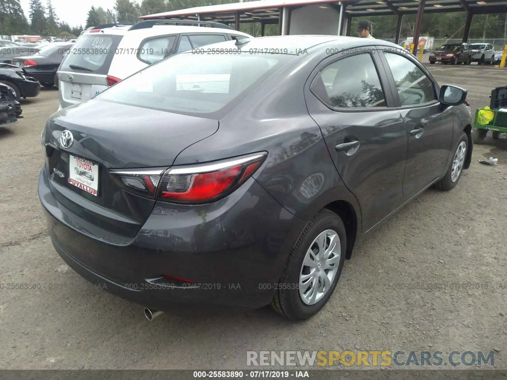 4 Photograph of a damaged car 3MYDLBYV0KY521721 TOYOTA YARIS 2019