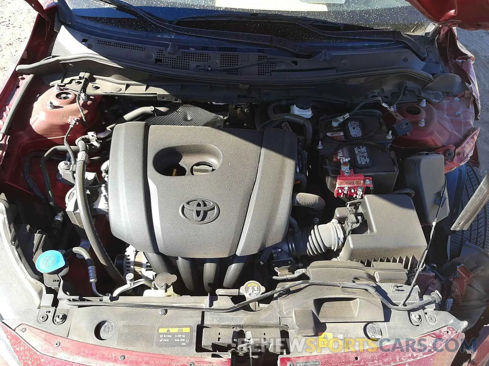 7 Photograph of a damaged car 3MYDLBYV0KY522366 TOYOTA YARIS 2019