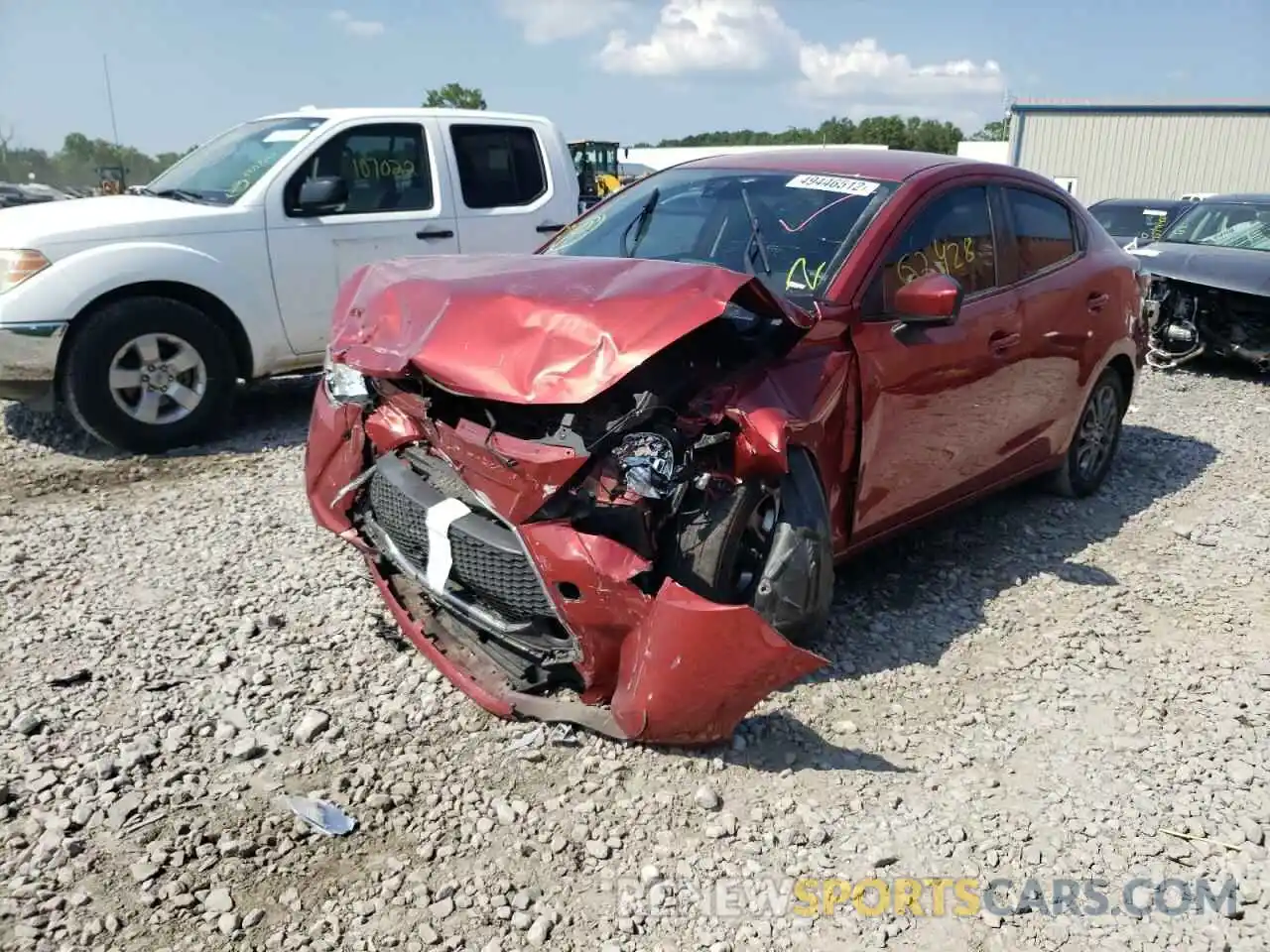 2 Photograph of a damaged car 3MYDLBYV0KY527096 TOYOTA YARIS 2019