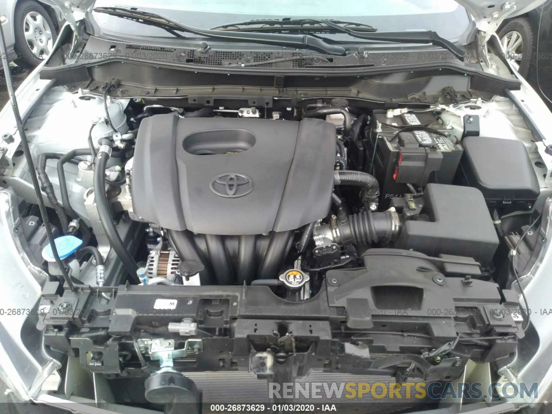10 Photograph of a damaged car 3MYDLBYV0KY528667 TOYOTA YARIS 2019