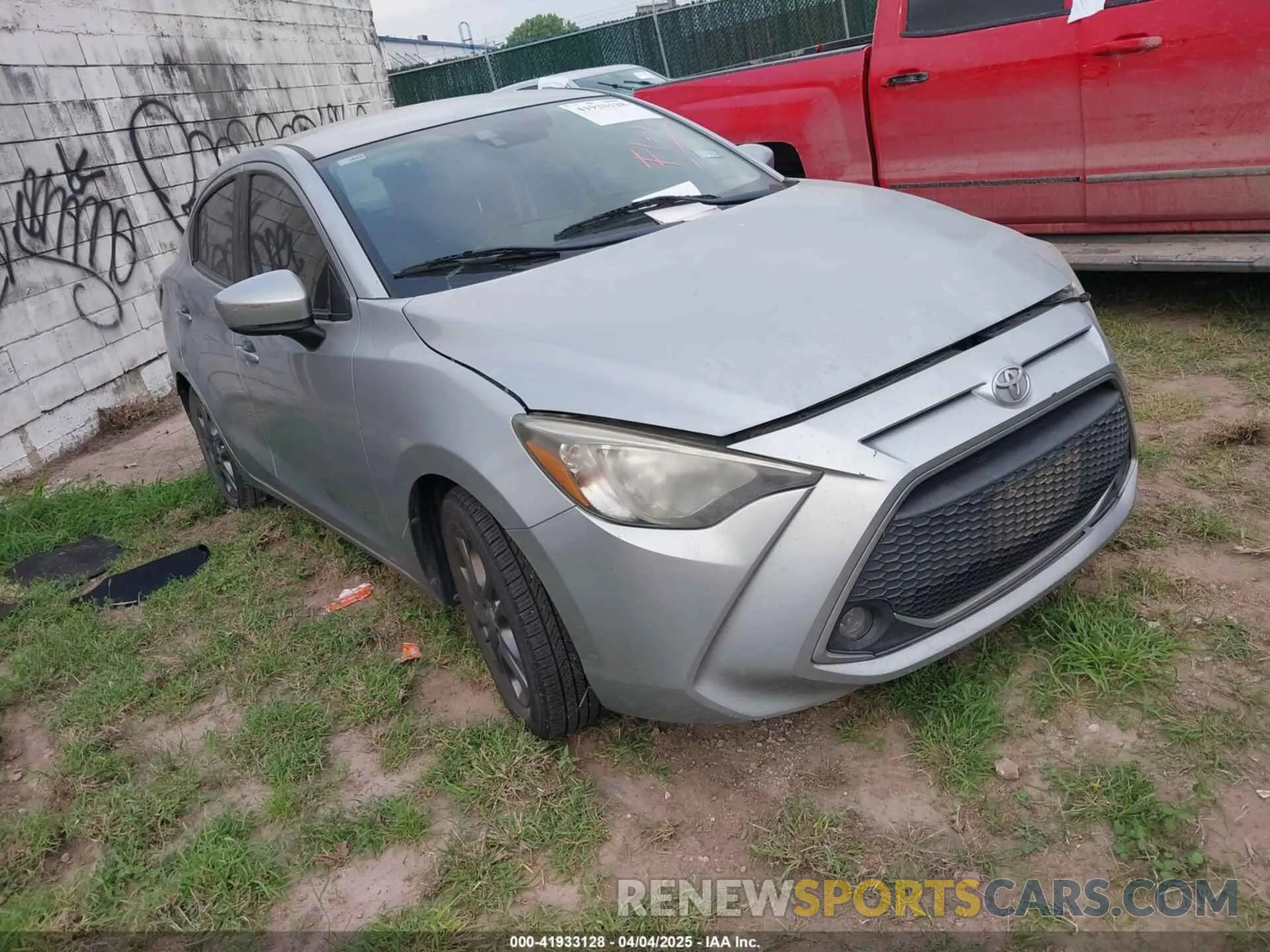 1 Photograph of a damaged car 3MYDLBYV1KY500070 TOYOTA YARIS 2019