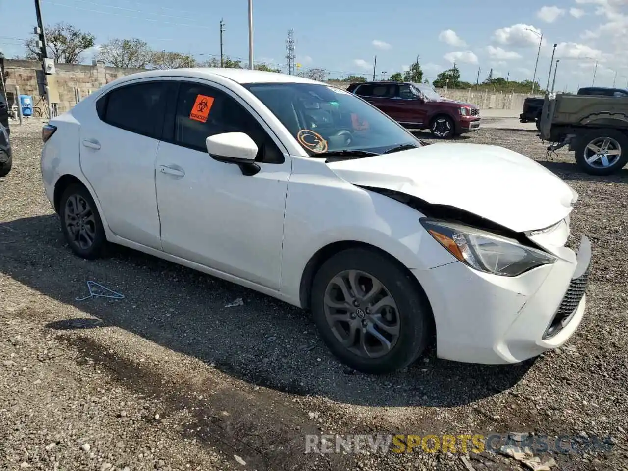 4 Photograph of a damaged car 3MYDLBYV1KY501980 TOYOTA YARIS 2019