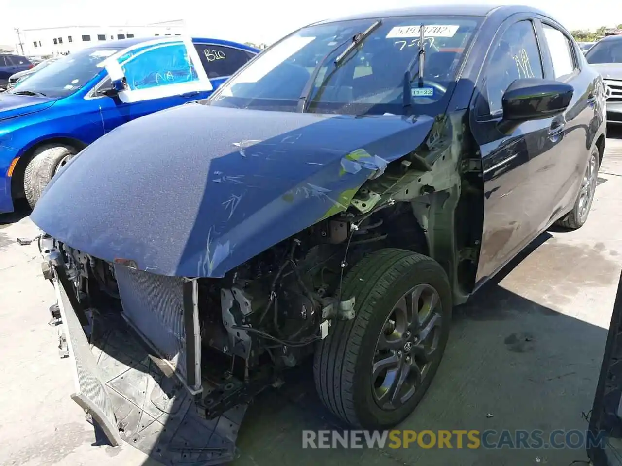 2 Photograph of a damaged car 3MYDLBYV1KY506791 TOYOTA YARIS 2019