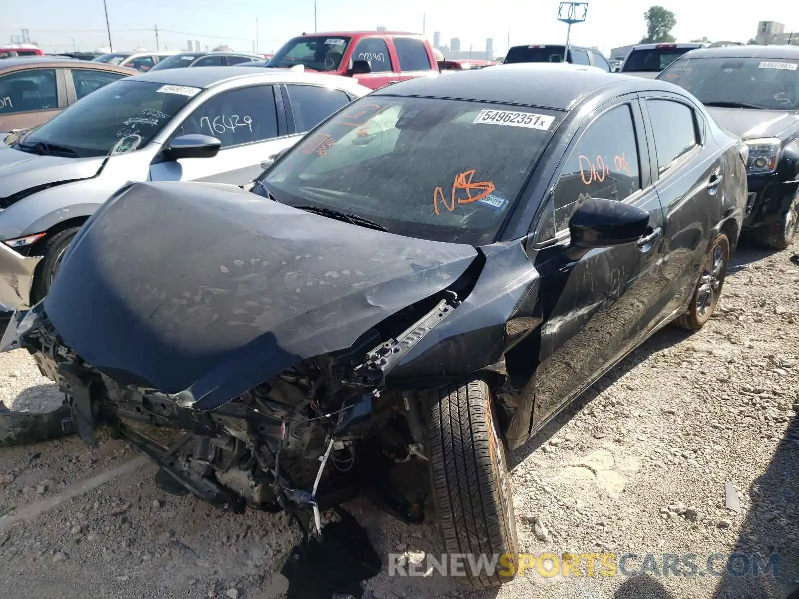 2 Photograph of a damaged car 3MYDLBYV1KY512994 TOYOTA YARIS 2019