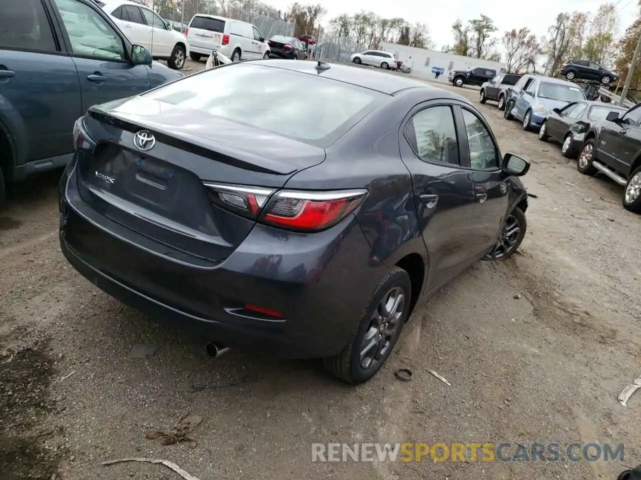 4 Photograph of a damaged car 3MYDLBYV1KY515295 TOYOTA YARIS 2019