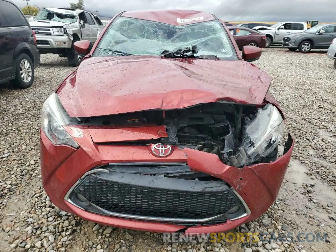 5 Photograph of a damaged car 3MYDLBYV1KY518360 TOYOTA YARIS 2019