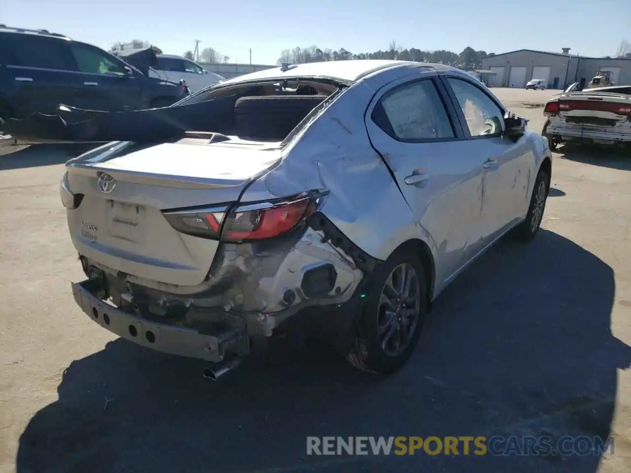 4 Photograph of a damaged car 3MYDLBYV1KY518701 TOYOTA YARIS 2019