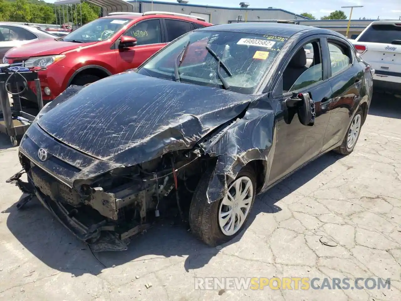 2 Photograph of a damaged car 3MYDLBYV1KY521095 TOYOTA YARIS 2019