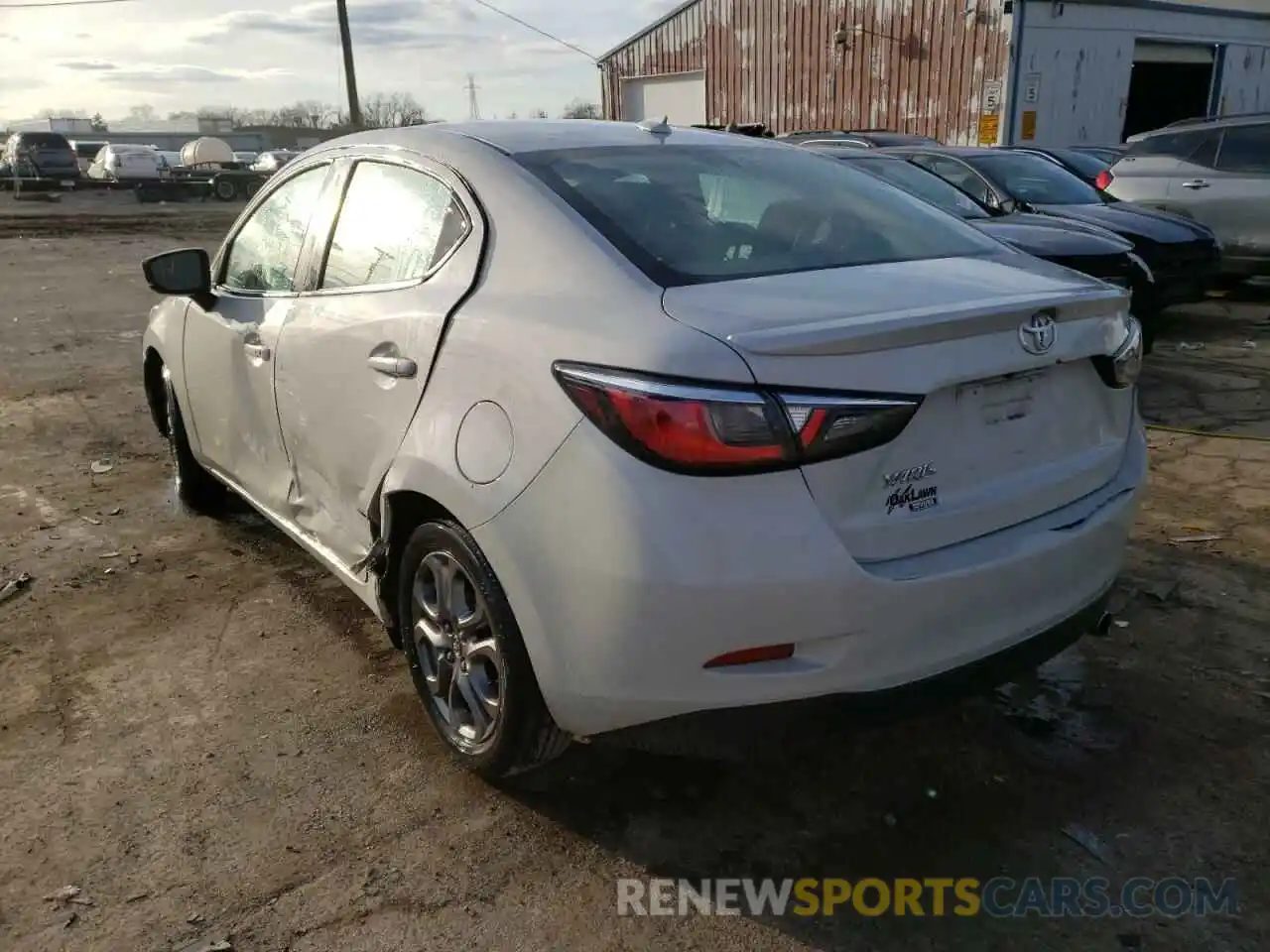 3 Photograph of a damaged car 3MYDLBYV1KY522618 TOYOTA YARIS 2019