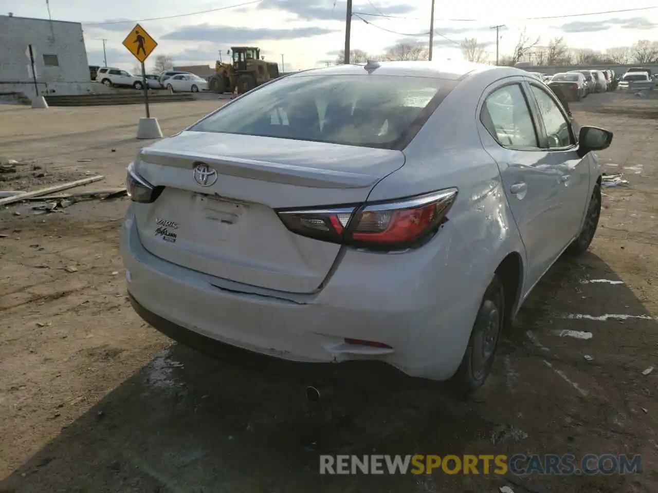 4 Photograph of a damaged car 3MYDLBYV1KY522618 TOYOTA YARIS 2019