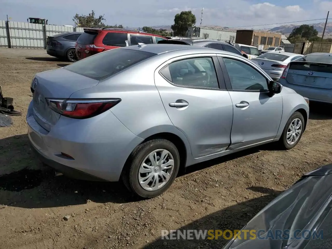 3 Photograph of a damaged car 3MYDLBYV1KY523056 TOYOTA YARIS 2019
