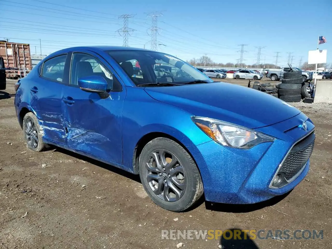 4 Photograph of a damaged car 3MYDLBYV1KY523199 TOYOTA YARIS 2019