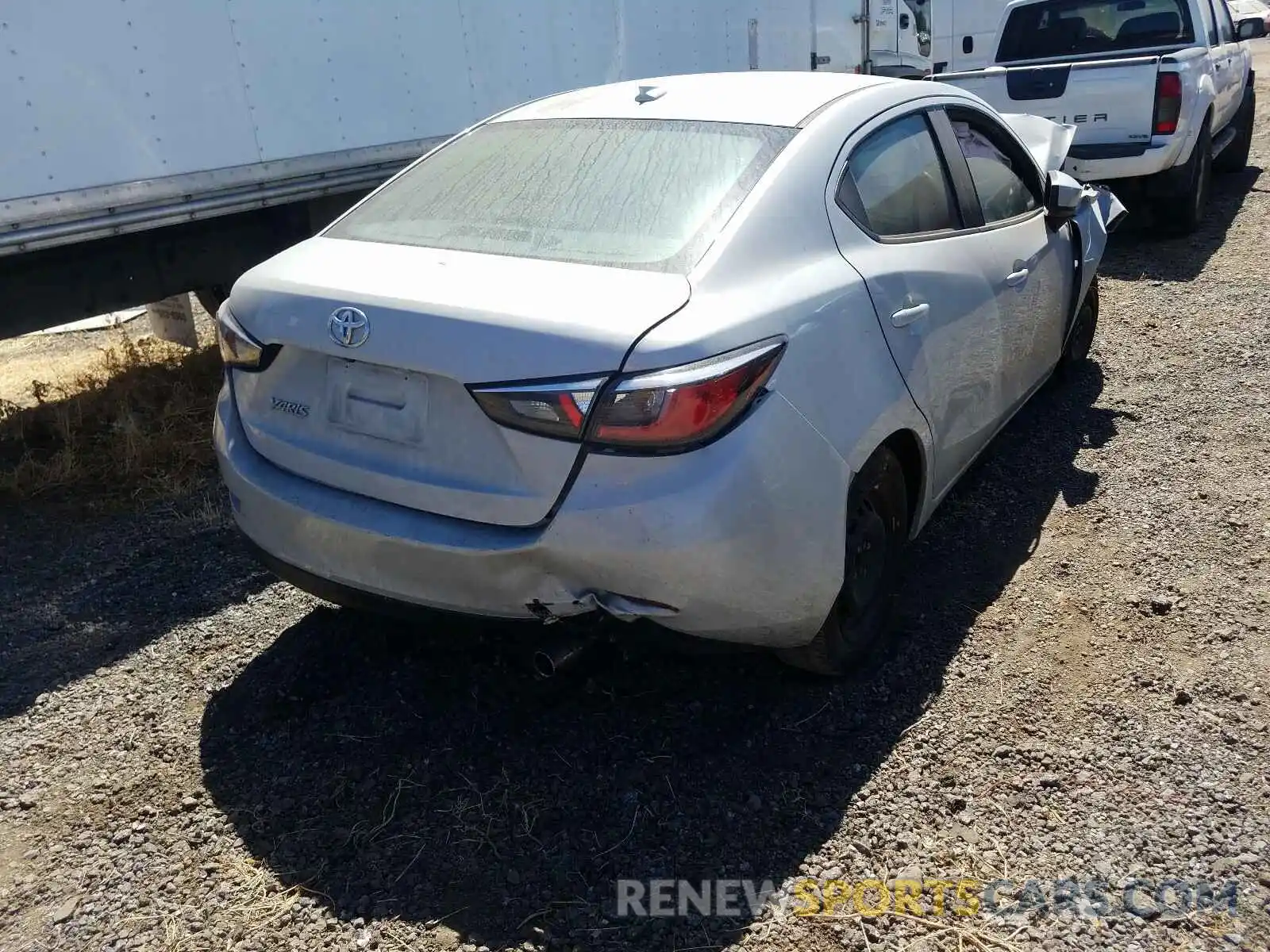 4 Photograph of a damaged car 3MYDLBYV1KY523414 TOYOTA YARIS 2019