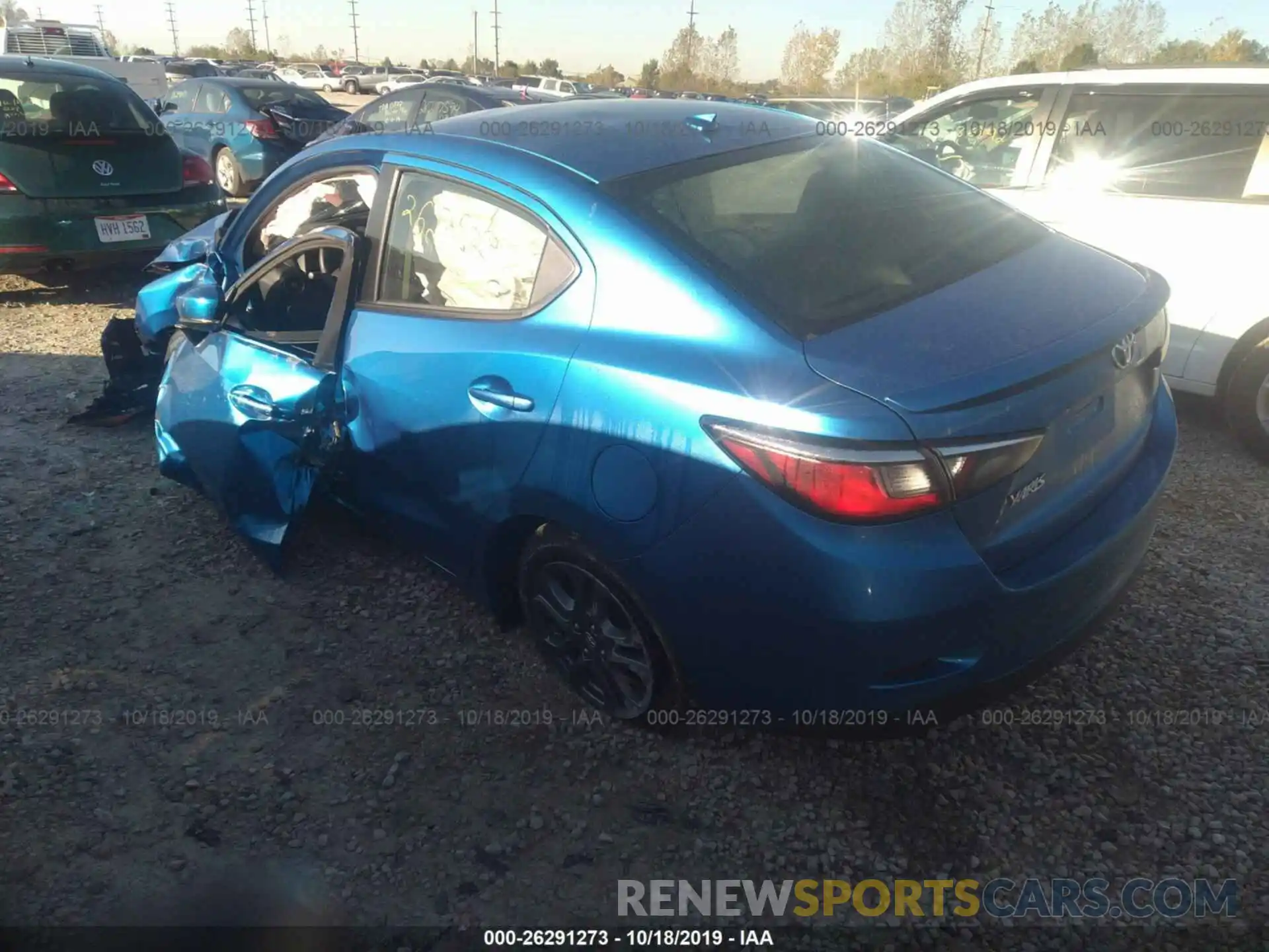 3 Photograph of a damaged car 3MYDLBYV1KY527463 TOYOTA YARIS 2019