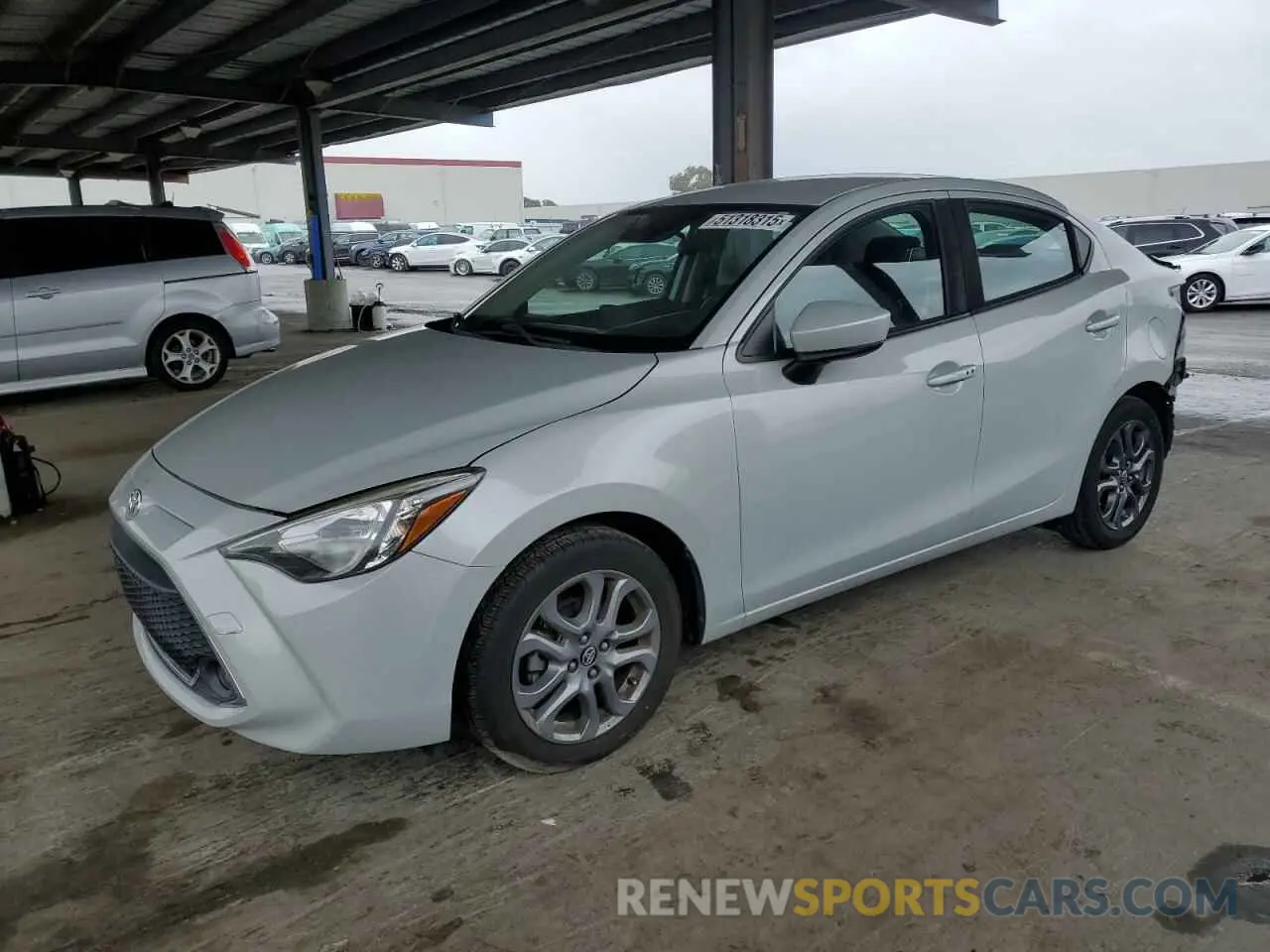 1 Photograph of a damaged car 3MYDLBYV2KY504919 TOYOTA YARIS 2019