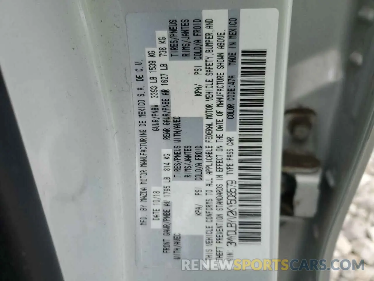 12 Photograph of a damaged car 3MYDLBYV2KY508579 TOYOTA YARIS 2019