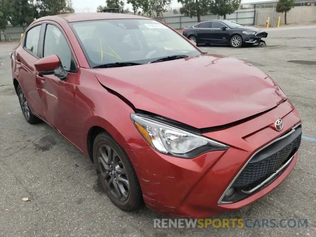 1 Photograph of a damaged car 3MYDLBYV2KY511448 TOYOTA YARIS 2019