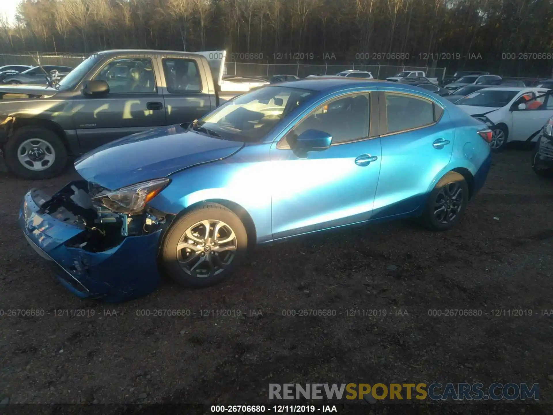 2 Photograph of a damaged car 3MYDLBYV2KY513264 TOYOTA YARIS 2019