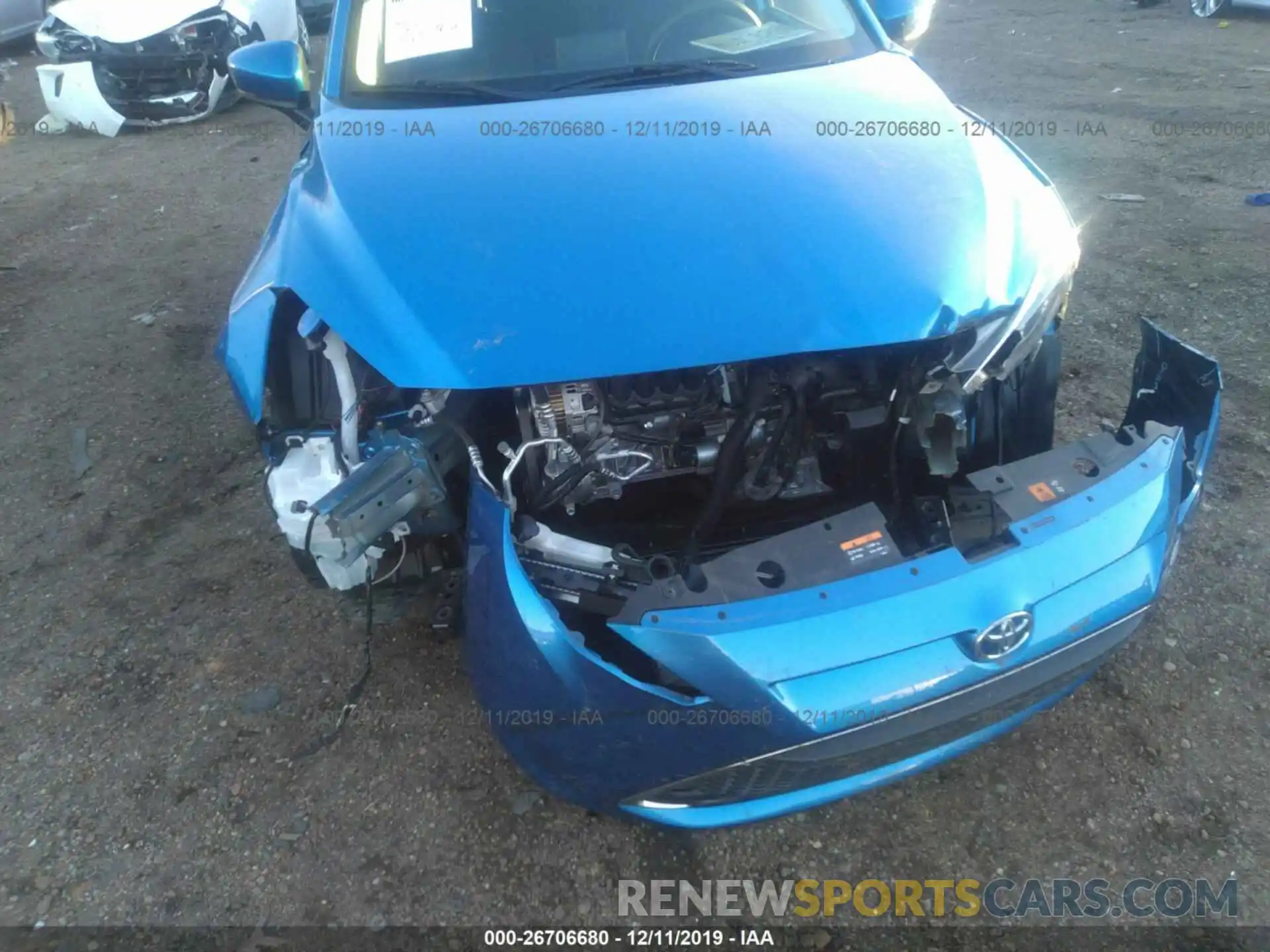 6 Photograph of a damaged car 3MYDLBYV2KY513264 TOYOTA YARIS 2019