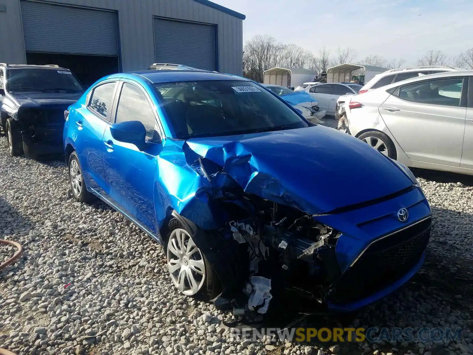 1 Photograph of a damaged car 3MYDLBYV2KY514155 TOYOTA YARIS 2019