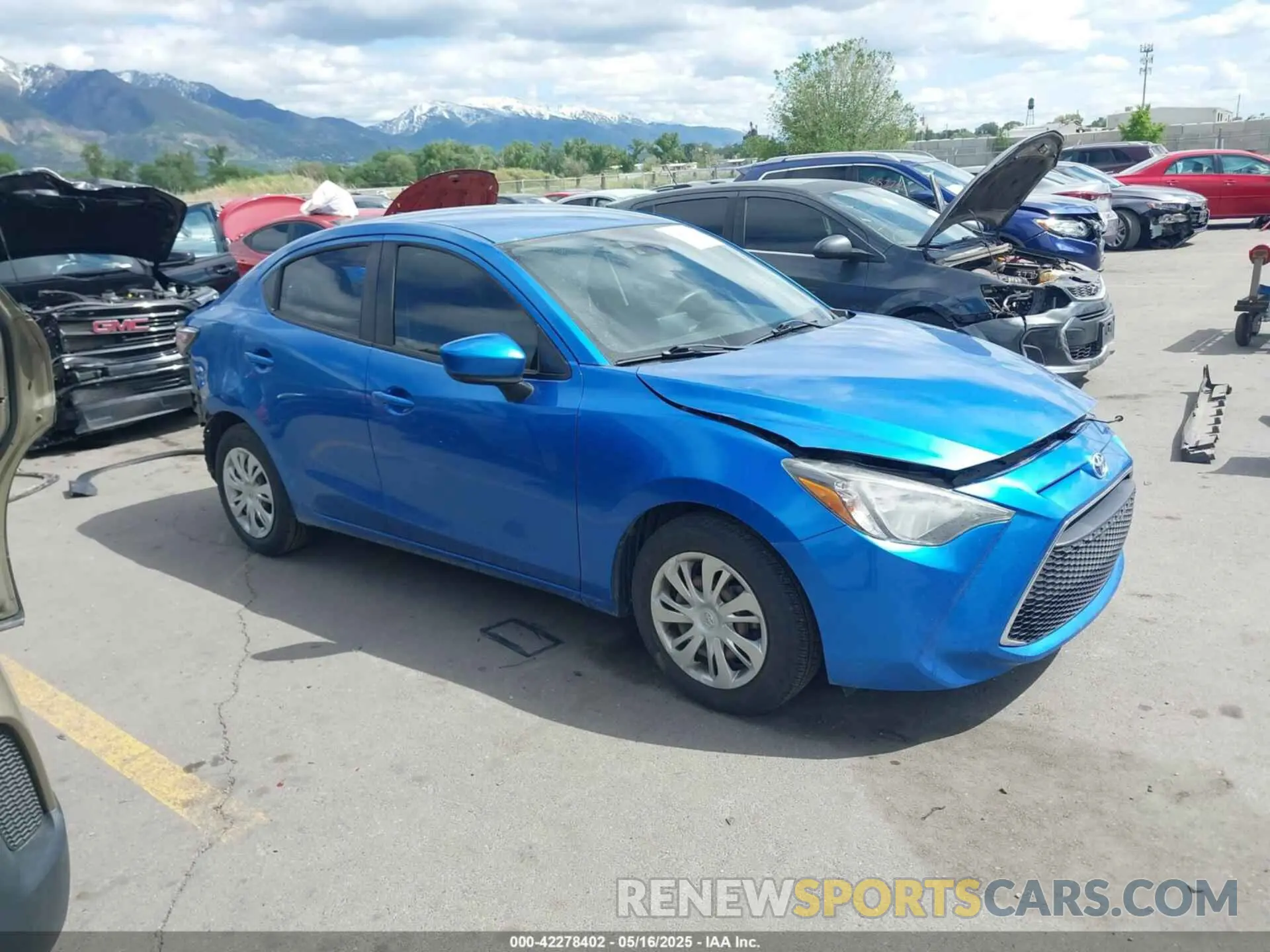 1 Photograph of a damaged car 3MYDLBYV2KY520621 TOYOTA YARIS 2019