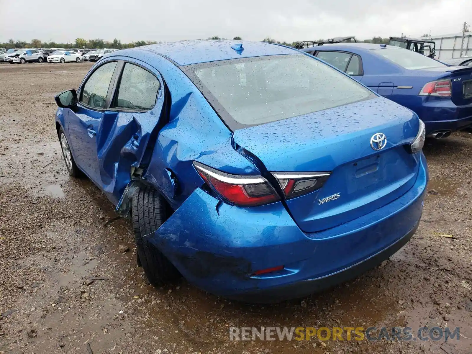 3 Photograph of a damaged car 3MYDLBYV2KY521932 TOYOTA YARIS 2019