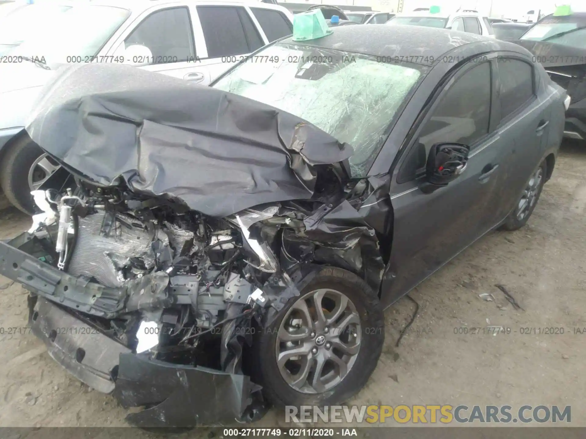 6 Photograph of a damaged car 3MYDLBYV2KY528265 TOYOTA YARIS 2019