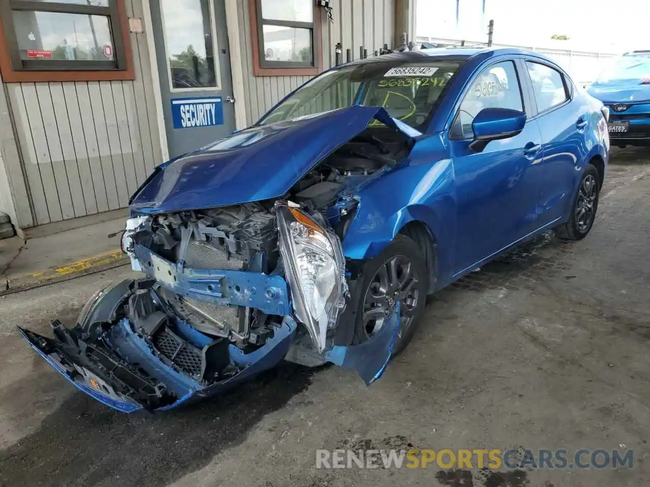 2 Photograph of a damaged car 3MYDLBYV3KY504816 TOYOTA YARIS 2019