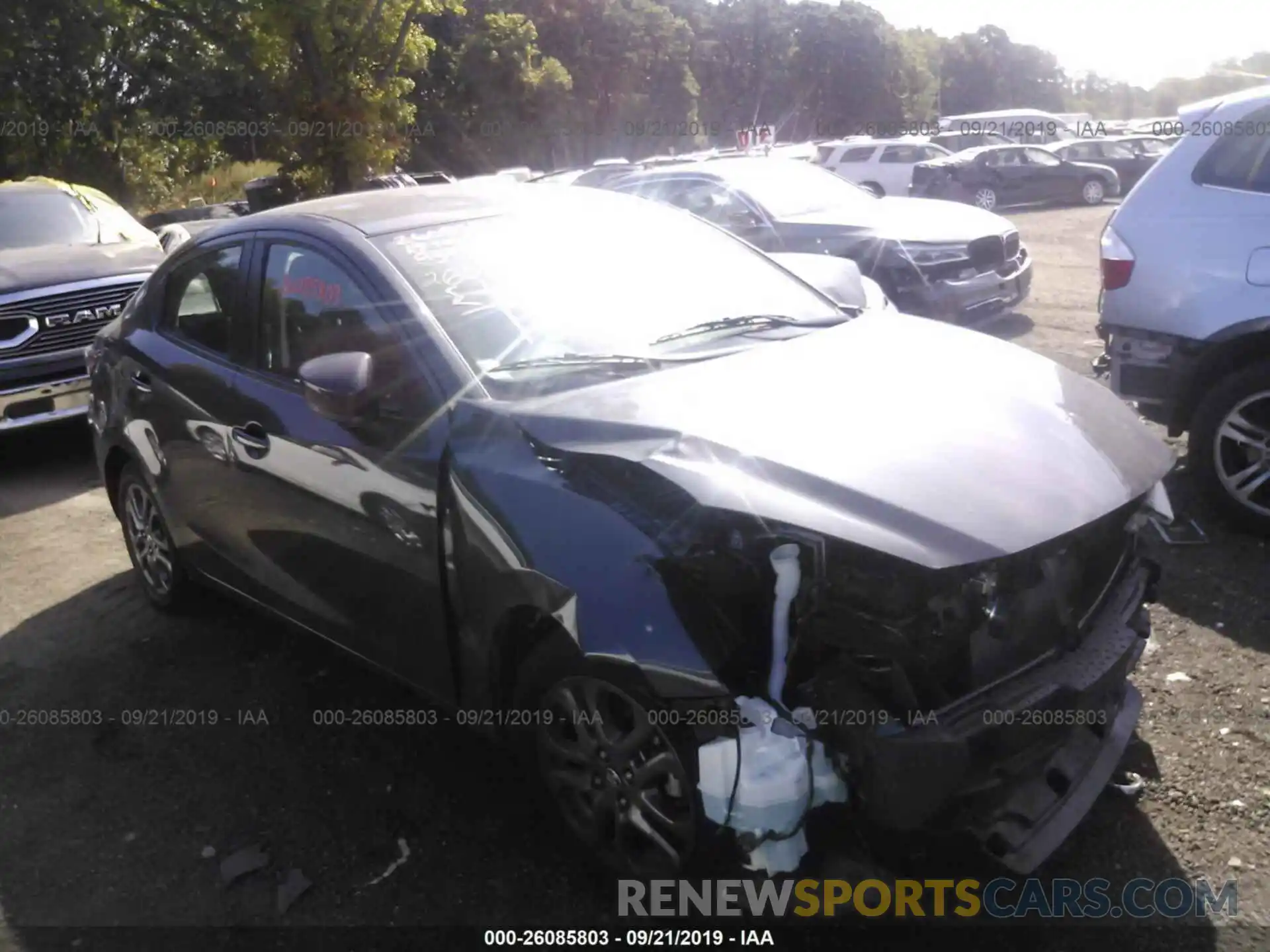 1 Photograph of a damaged car 3MYDLBYV3KY511796 TOYOTA YARIS 2019