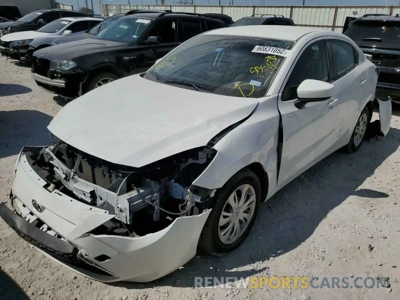 2 Photograph of a damaged car 3MYDLBYV3KY513581 TOYOTA YARIS 2019