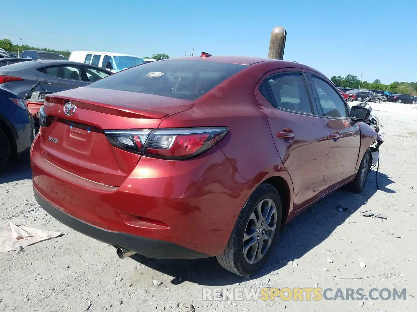 4 Photograph of a damaged car 3MYDLBYV3KY514097 TOYOTA YARIS 2019