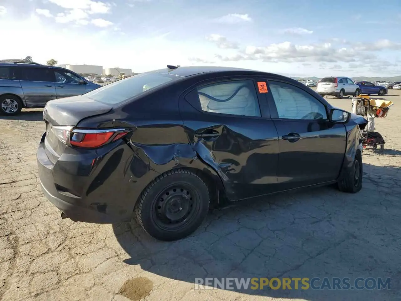 3 Photograph of a damaged car 3MYDLBYV3KY519915 TOYOTA YARIS 2019