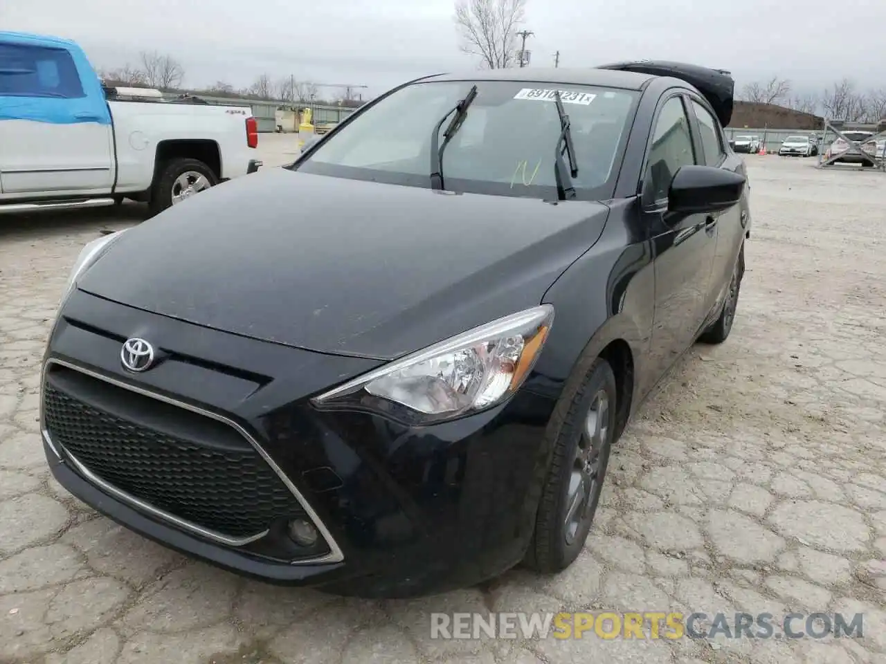 2 Photograph of a damaged car 3MYDLBYV3KY522085 TOYOTA YARIS 2019