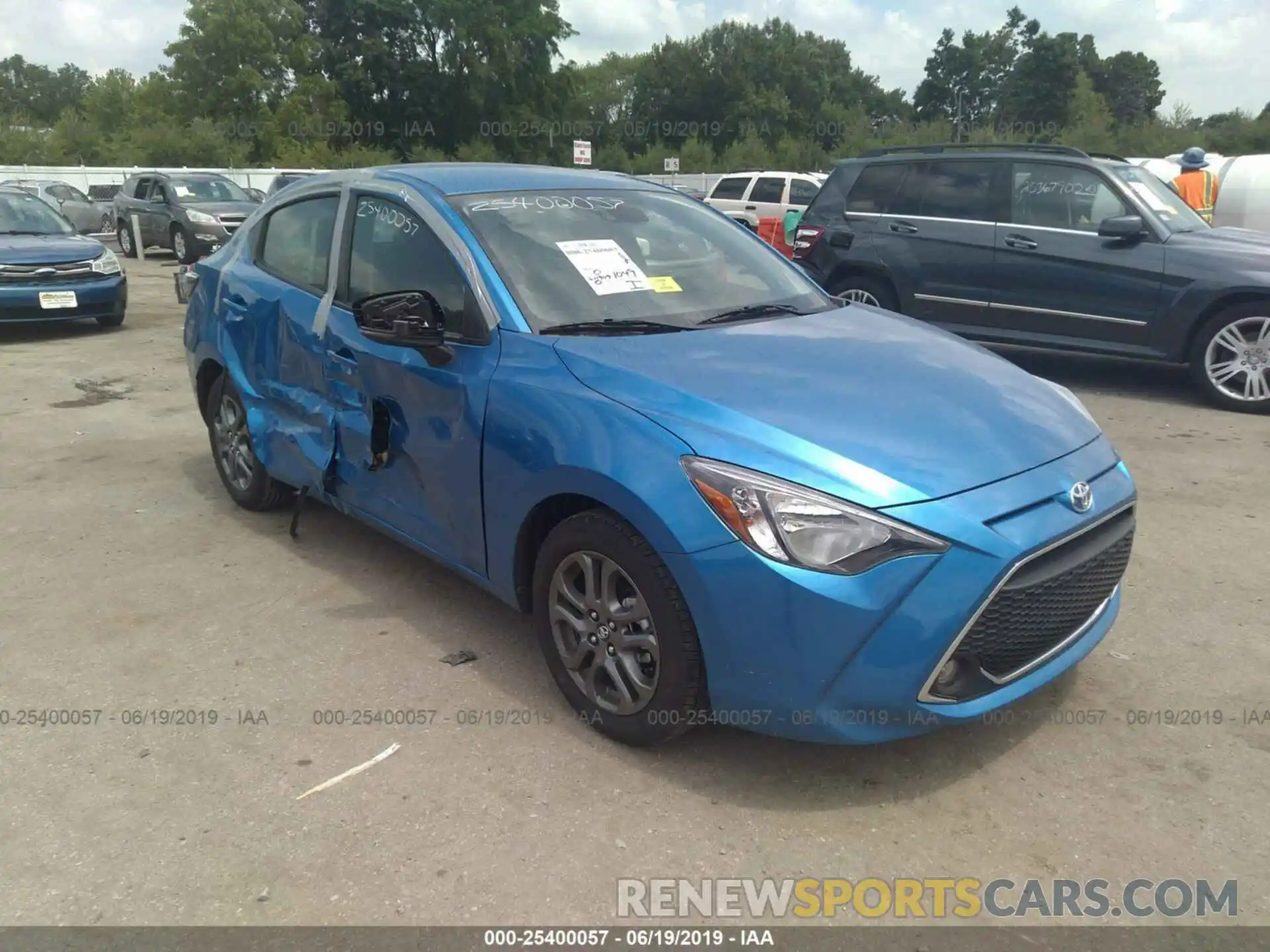 1 Photograph of a damaged car 3MYDLBYV3KY524256 TOYOTA YARIS 2019