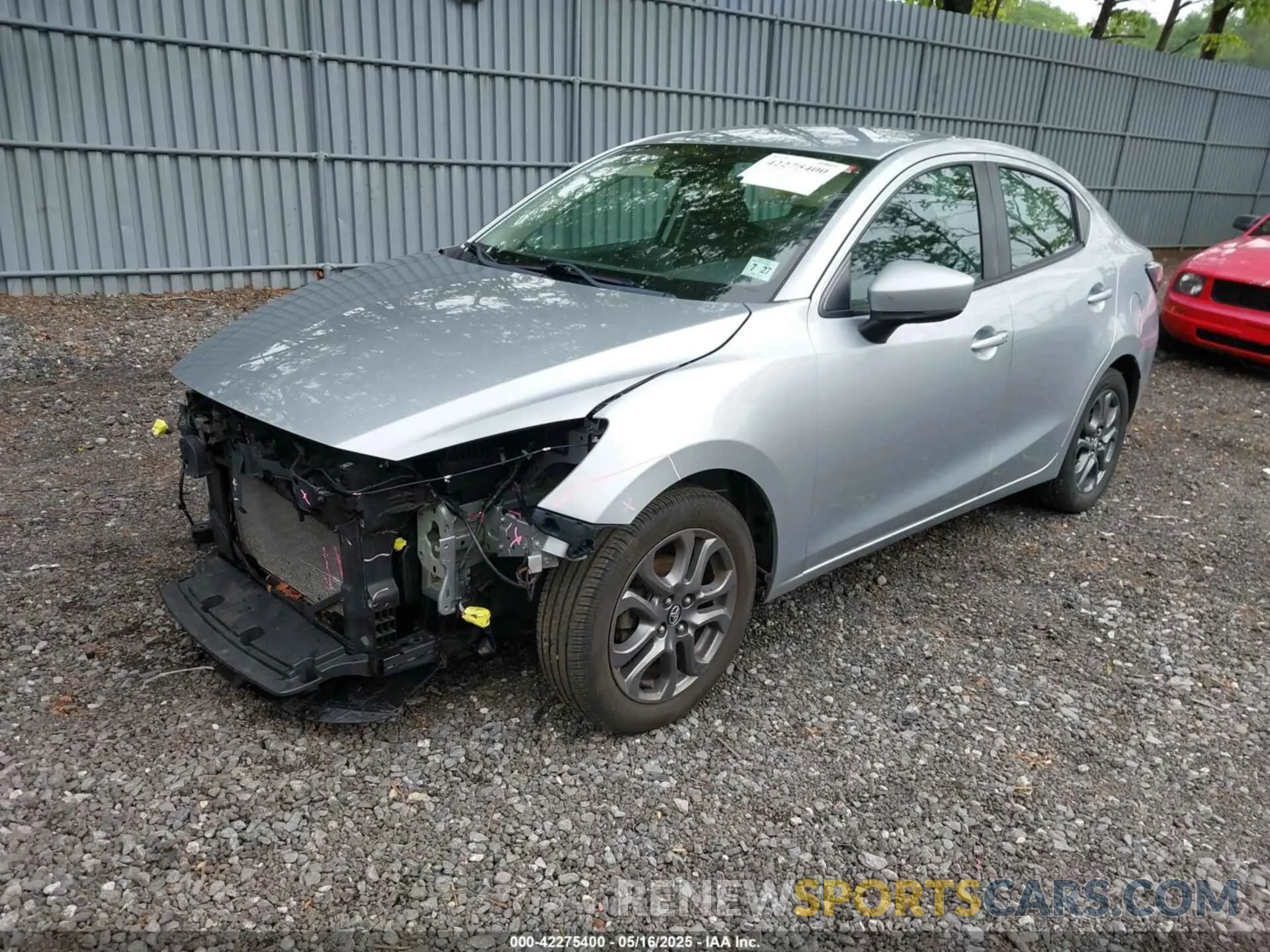 2 Photograph of a damaged car 3MYDLBYV3KY525777 TOYOTA YARIS 2019