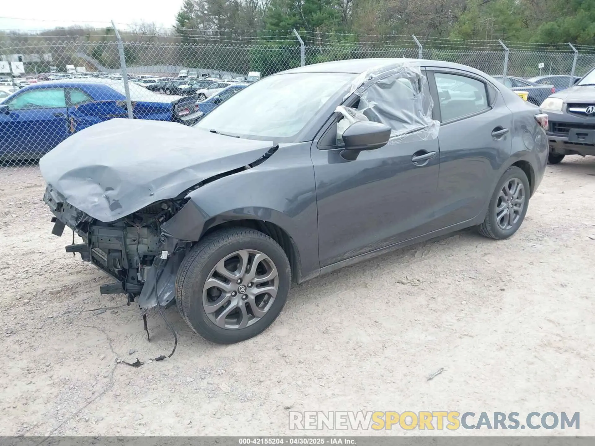 2 Photograph of a damaged car 3MYDLBYV4KY501407 TOYOTA YARIS 2019