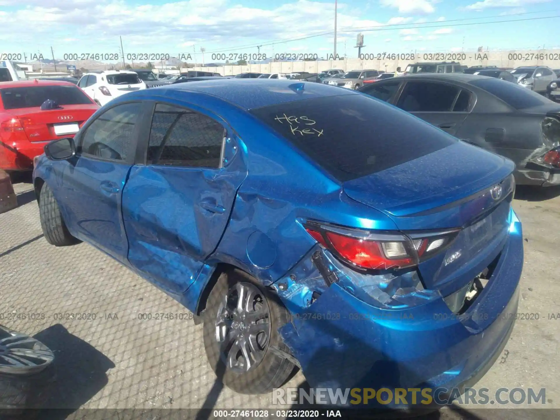 3 Photograph of a damaged car 3MYDLBYV4KY503237 TOYOTA YARIS 2019