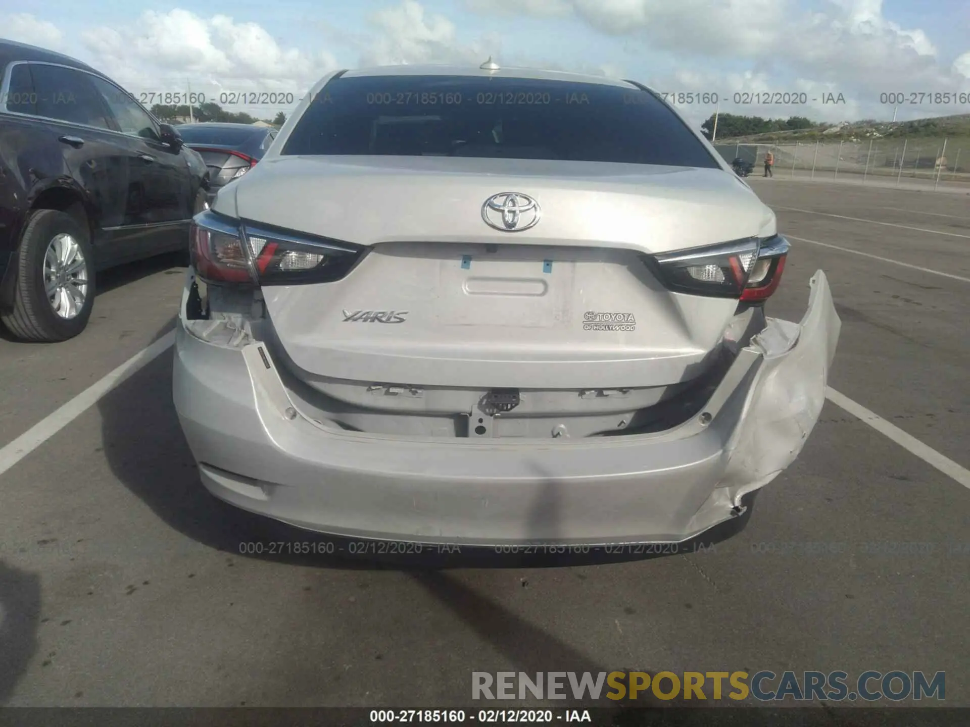 6 Photograph of a damaged car 3MYDLBYV4KY504016 TOYOTA YARIS 2019