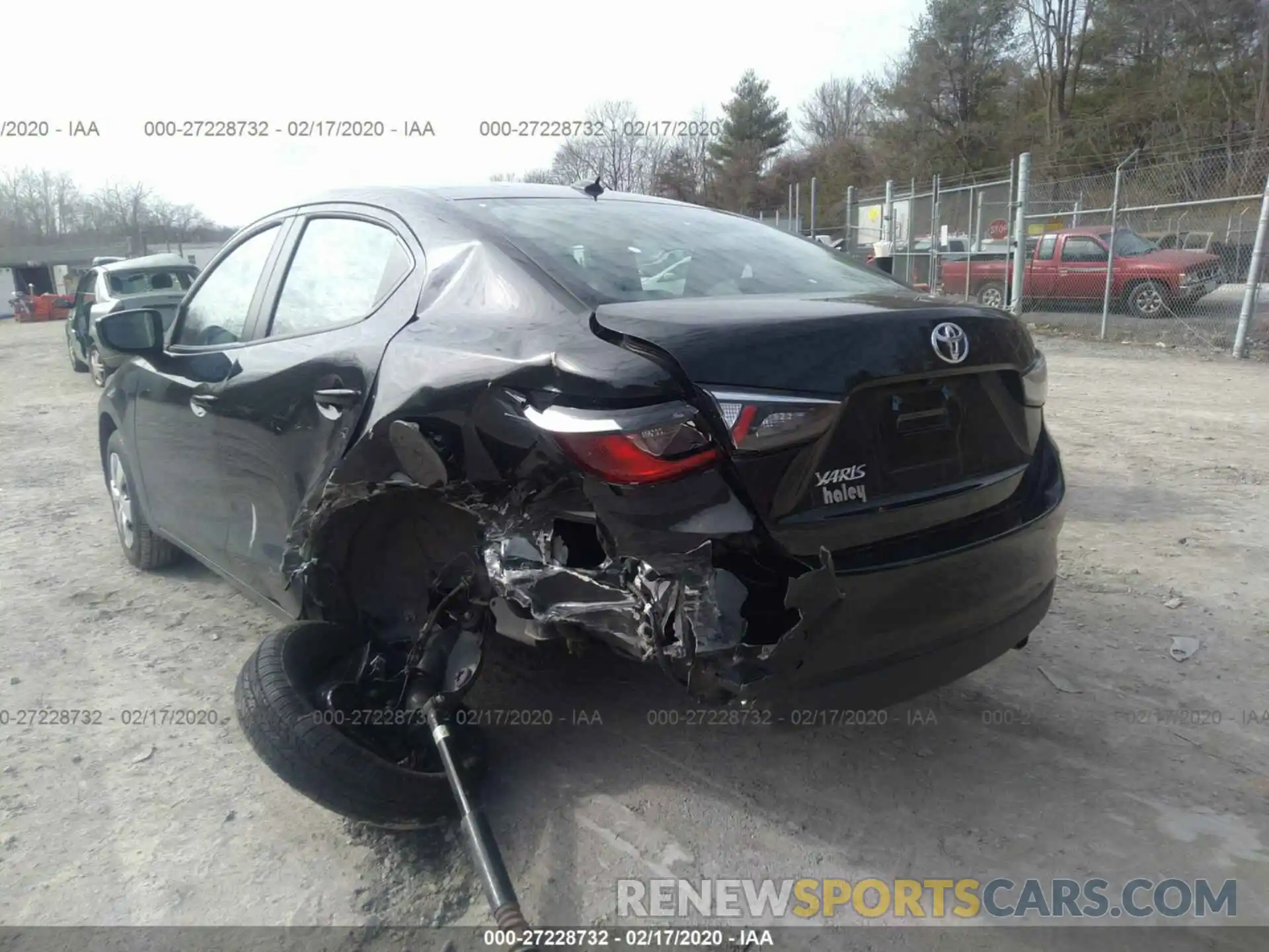 6 Photograph of a damaged car 3MYDLBYV4KY504792 TOYOTA YARIS 2019