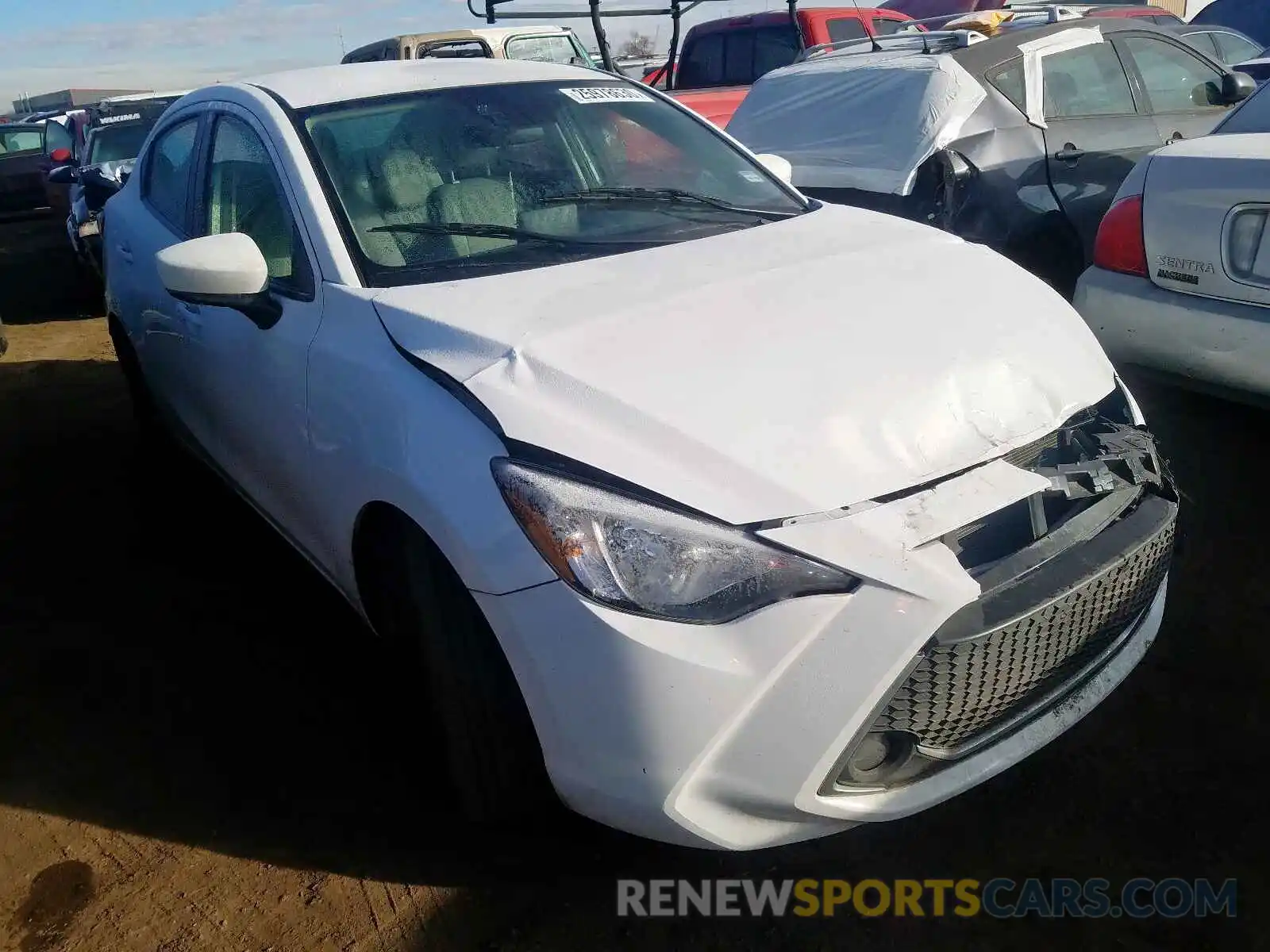 1 Photograph of a damaged car 3MYDLBYV4KY507210 TOYOTA YARIS 2019