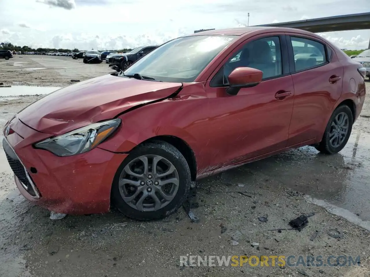 1 Photograph of a damaged car 3MYDLBYV4KY509300 TOYOTA YARIS 2019