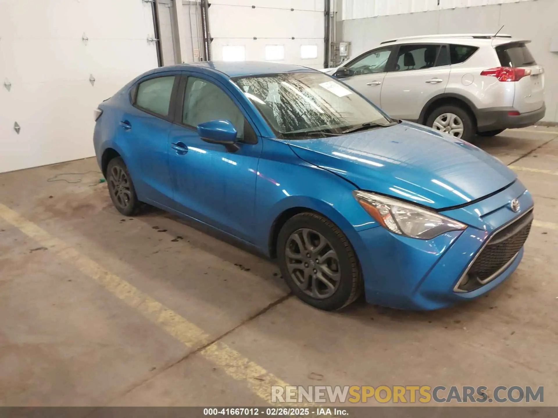 1 Photograph of a damaged car 3MYDLBYV4KY510172 TOYOTA YARIS 2019