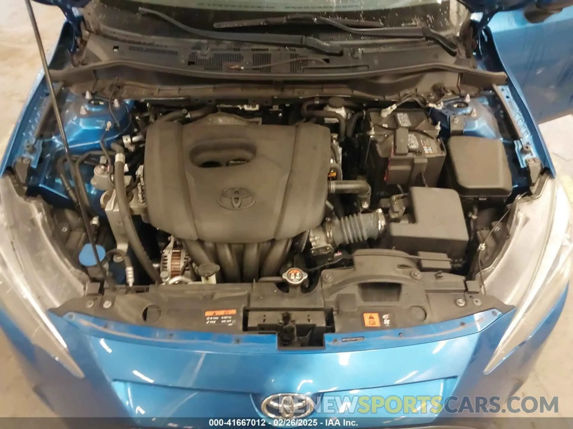 10 Photograph of a damaged car 3MYDLBYV4KY510172 TOYOTA YARIS 2019