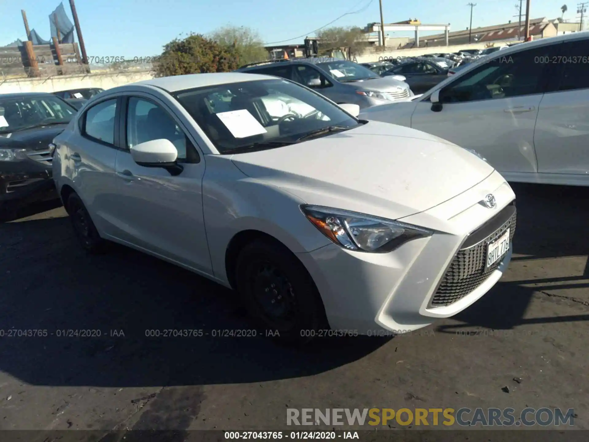 1 Photograph of a damaged car 3MYDLBYV4KY510740 TOYOTA YARIS 2019